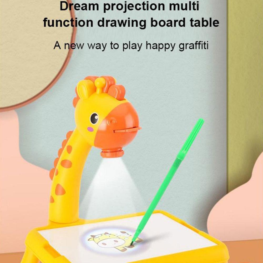 Drawing Projector Table for Kids, Trace and Draw Projector Toy with Light &  Music, Child Smart Projector Sketcher Desk, Learning Painting Machine for  Kid 3-8 Years Old 